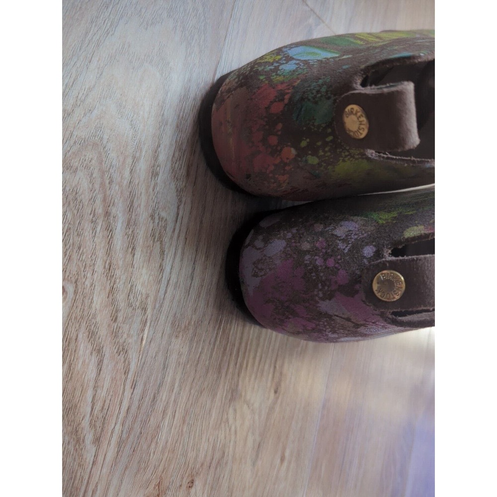 Birkenstock Dundee Chukka Paint Splatter Flower Crush RARE - Picture 13 of 16